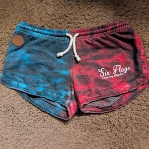 Six Flags Tie-Dye Shorts